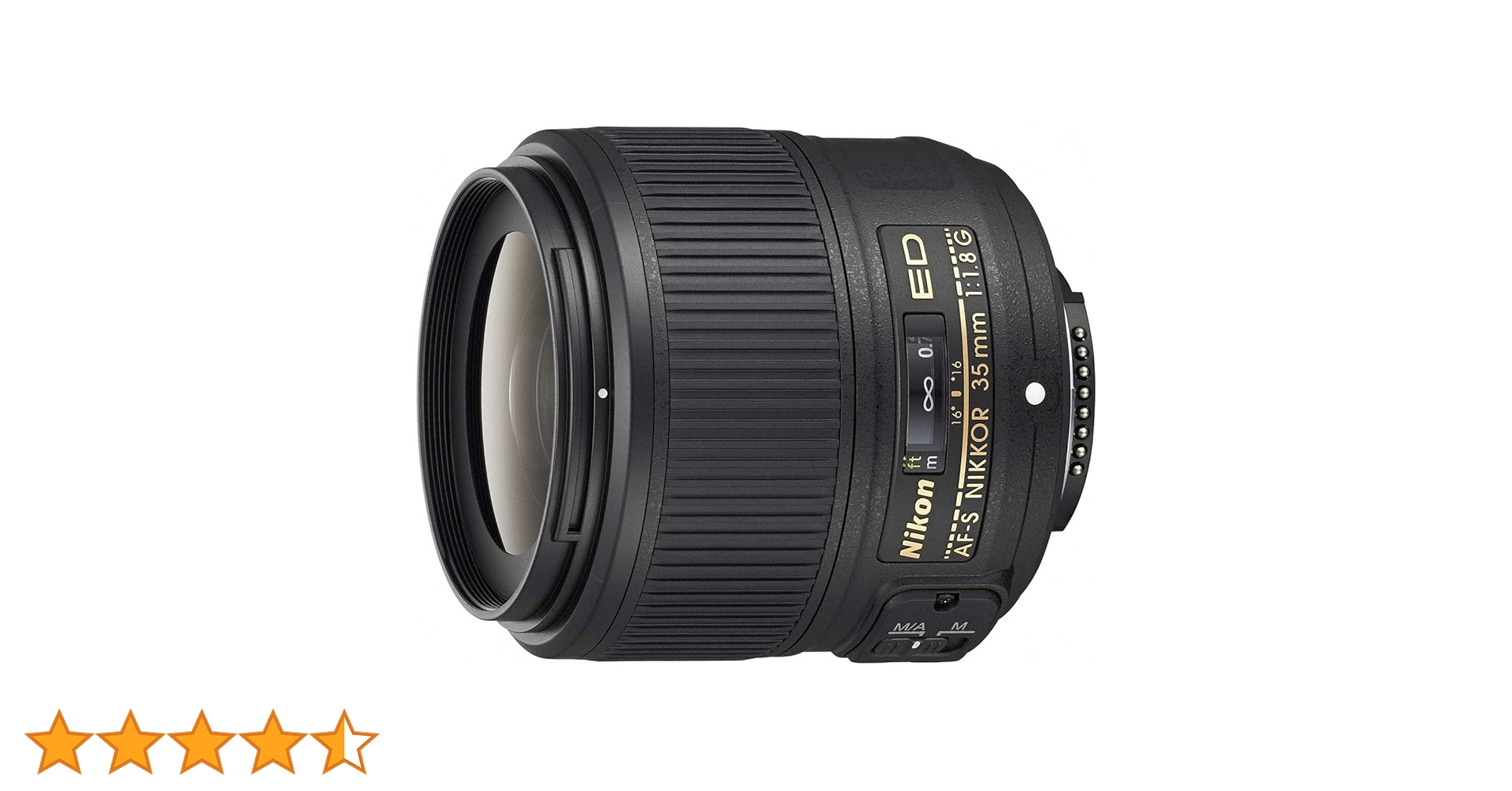Nikon AF-S FX Nikkor 35mm f/1.8G ED Lens (Black) : NIKON: Amazon